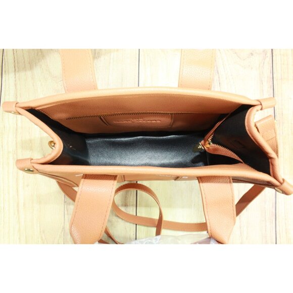 Marc Jacobs Grained Calfskin Tote Bag Argan Oil Brown - Picture 8 of 10